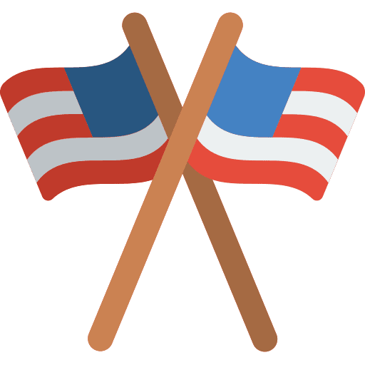 United states of america flags united states of america flag icon