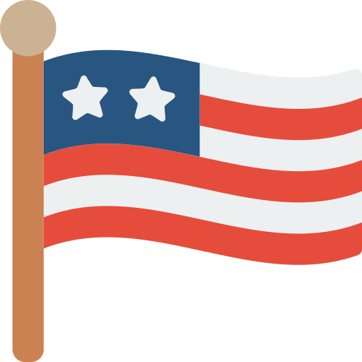 United states of america nation flags world icon