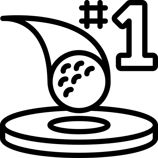 Hole in one birdie ball sports and competition icon