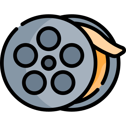 Film roll entertainment camera electronics icon