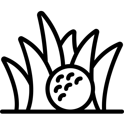 Golf ball ball golf ball grass icon