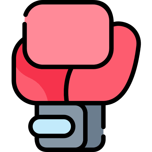 Boxing glove punch boxing sports and competition icon