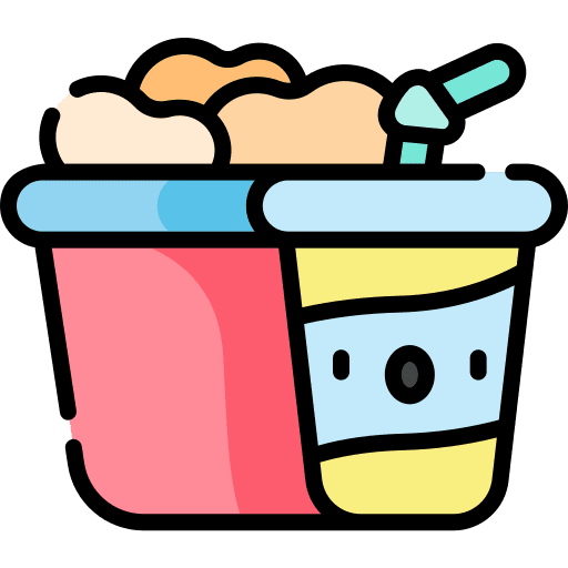 Popcorn fast food food snack icon