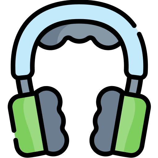 Headphones electronics audio music and multimedia icon