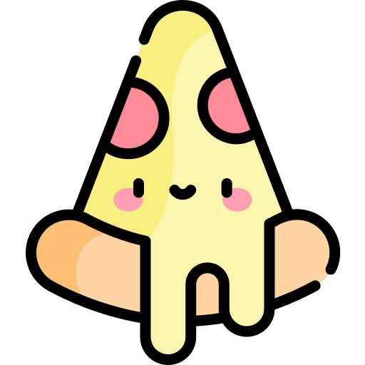 Pizza food and restaurant pizza food icon