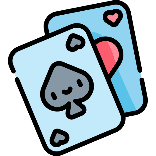 Poker cards gaming card poker cards icon