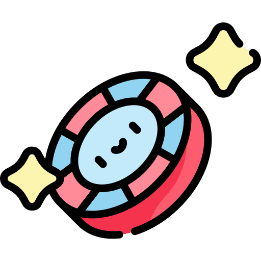 Poker chip poker chip gaming gambler icon