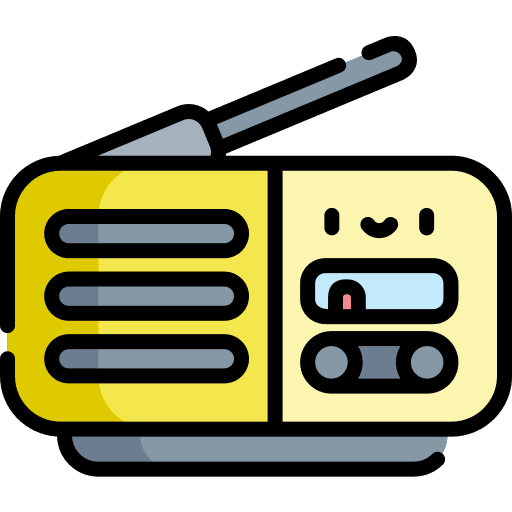 Radio communications technology transistor icon