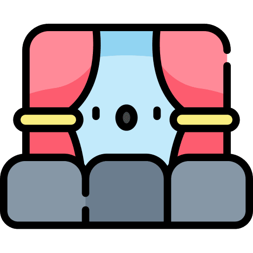 Cinema curtains theatre cultures icon