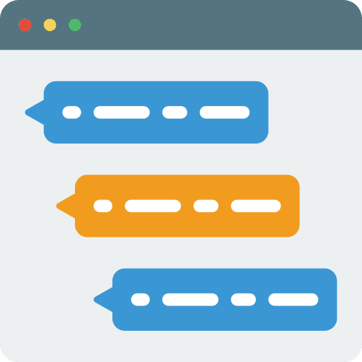 Forum app chat live chat icon