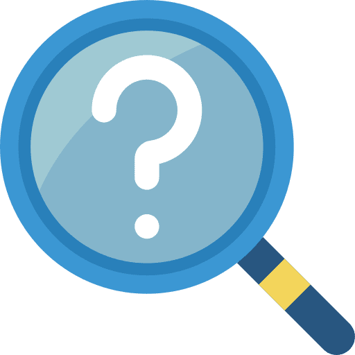 Search zoom question mark search icon