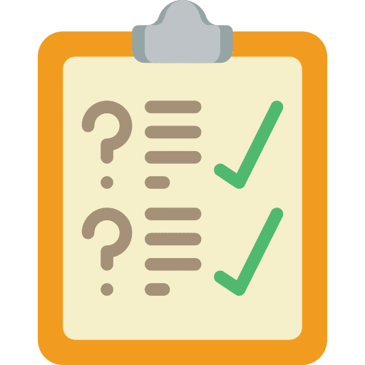 Checklist paper check mark checking icon