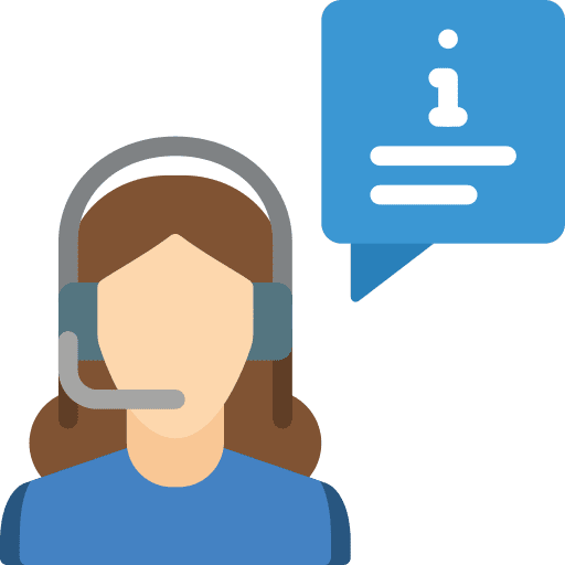 Customer service information customer service info icon