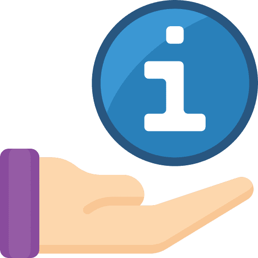Information info help customer service icon