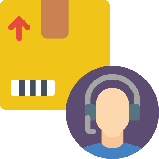 Package shipping and delivery delivery fragile icon