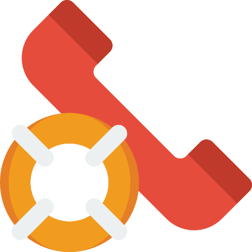 Phone communications information info icon