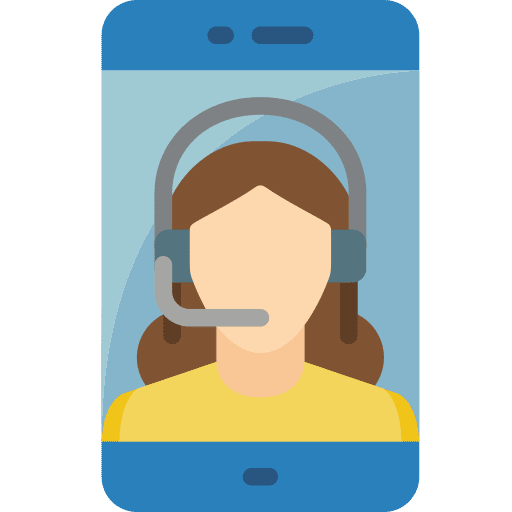 Smartphone communications help support icon