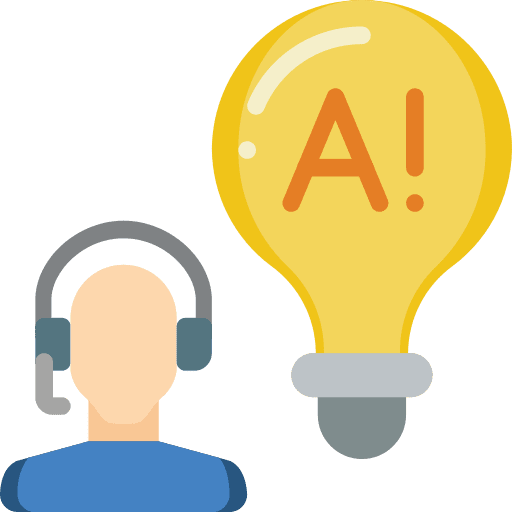 Solutions customer service communications solution icon