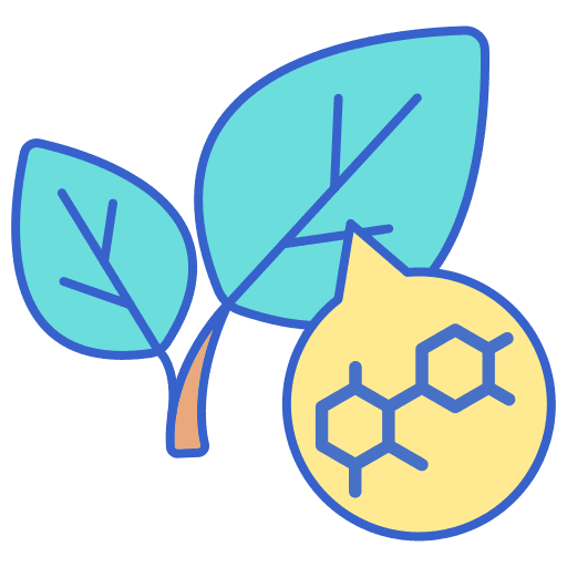 Terpenes plant leaf biology icon