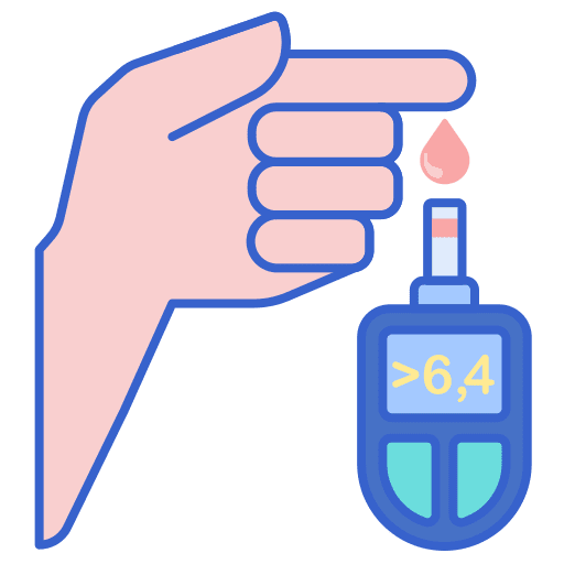 Diabetes diabetes blood sugar icon