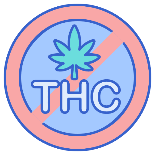 No thc cannabis thc no thc icon