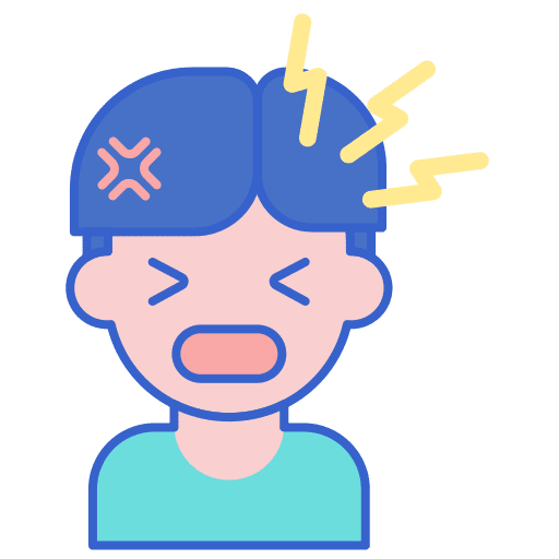 Stress psychology healthcare and medical mental icon