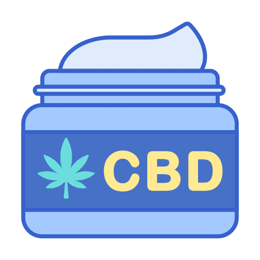 Cbd cream beauty cannabis marijuana icon