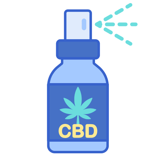 Cbd spray health liquid cbd spray icon