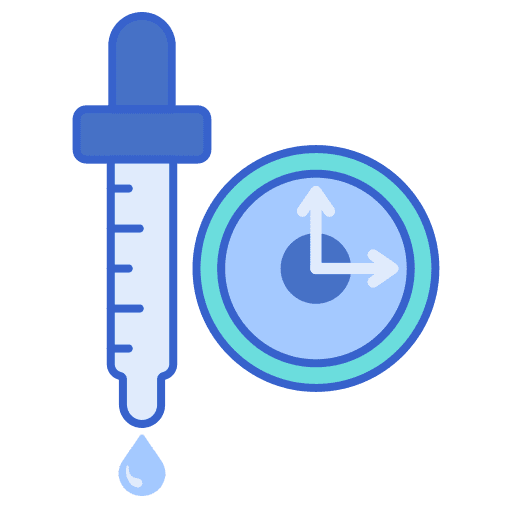 Dosage clock health medical icon