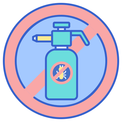 Insecticide no bug spray icon