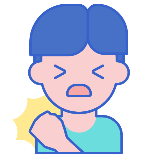 Pain pain avatar healthcare and medical icon
