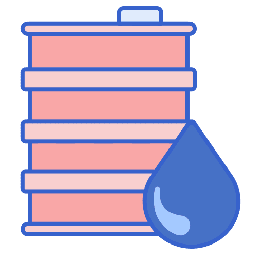 Raw oil chemical petroleum energy icon