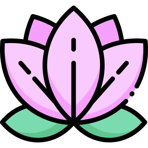 Lotus flower oriental buddha nature icon