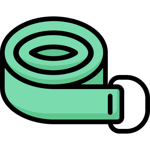 Strap belt sports and competition strap icon