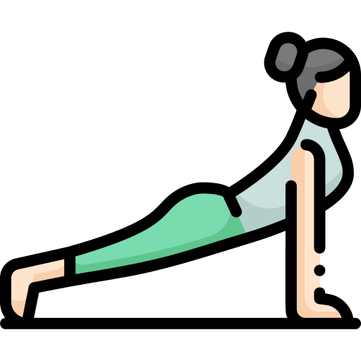 Yoga confort relax wellness icon