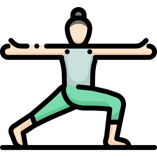 Yoga yoga exercise wellness icon