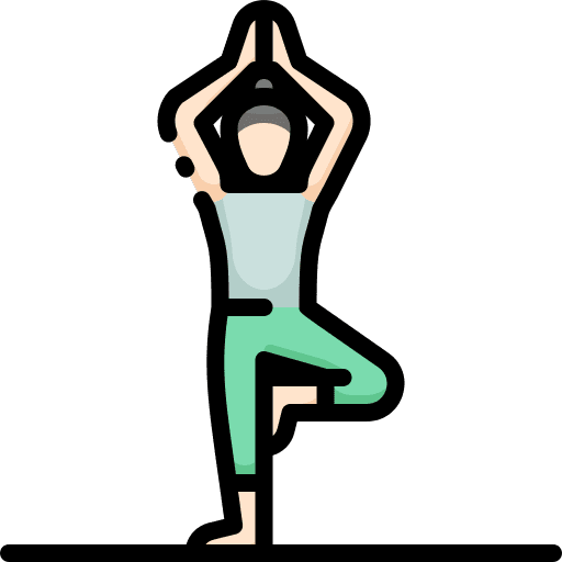 Yoga meditation exercise yoga icon