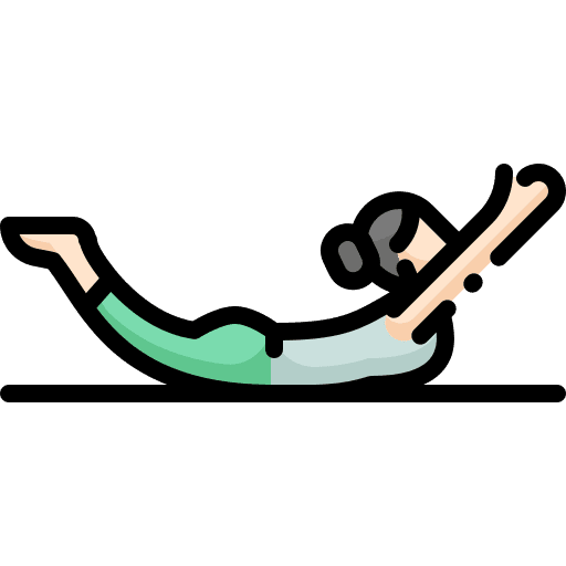 Yoga woman yoga exercise icon