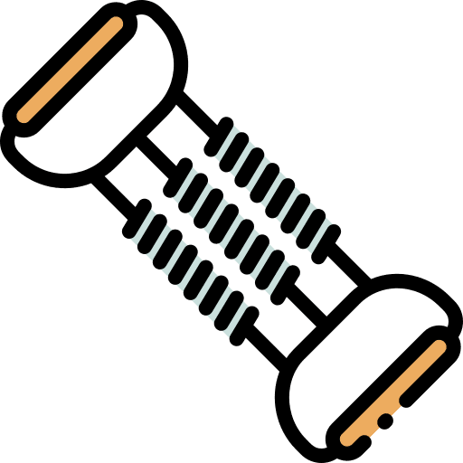 Chest expander gym exercise sports and competition icon