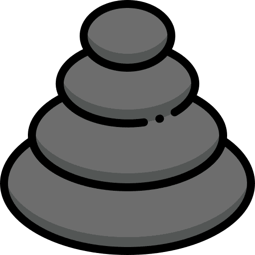 Hot stones hot stones wellness lithotherapie icon