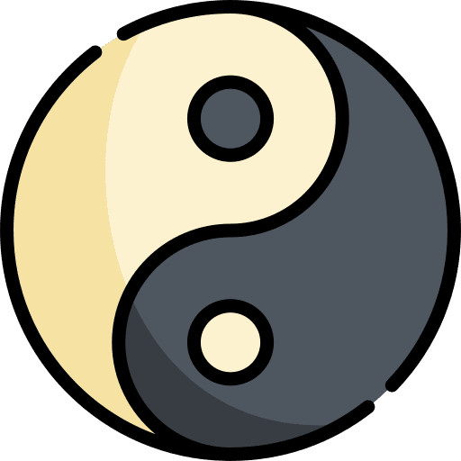 Yin yang symbol yin chinese yang icon