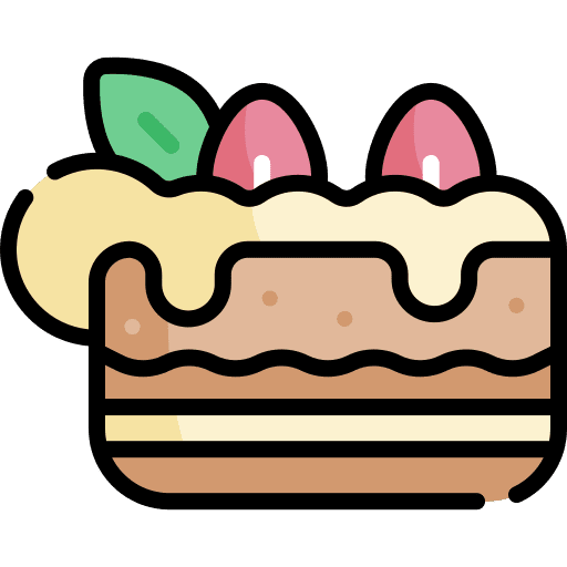 Cake food and restaurant cake food icon