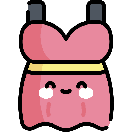 Dress elegant dress femenine icon