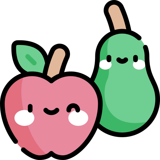 Fruit diet food and restaurant healthy food icon