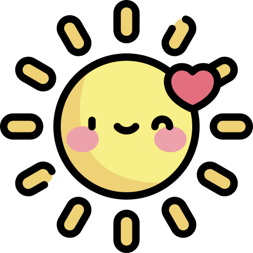 Sun meteorology summer sunny icon