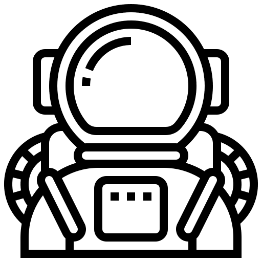 Astronaut astronaut space suit occupation icon