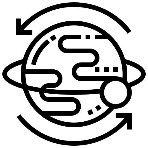 Universe planets universe orbit icon