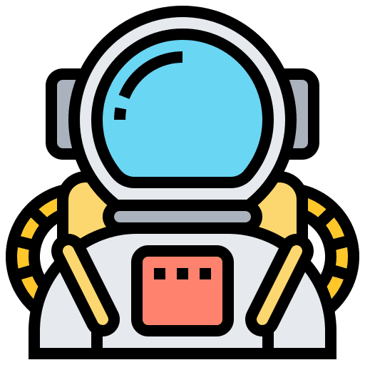 Astronaut professions and jobs occupation astronaut icon