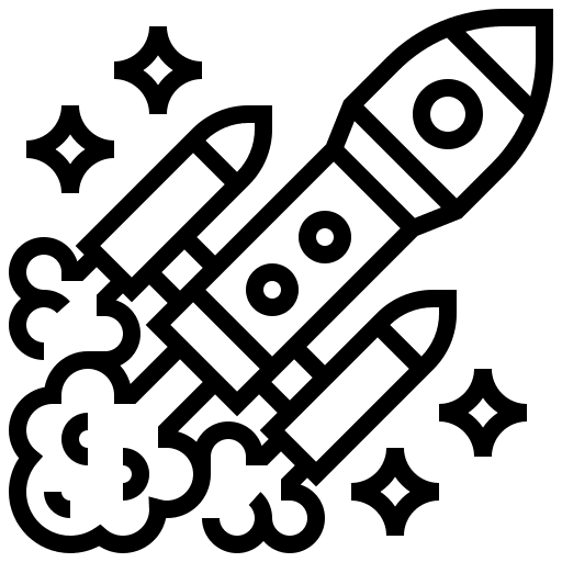 Spaceship world spaceship launch icon