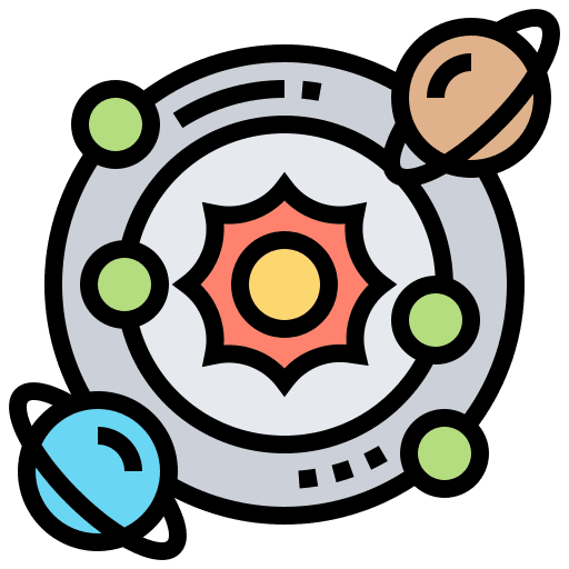 Universe cosmic education universe icon